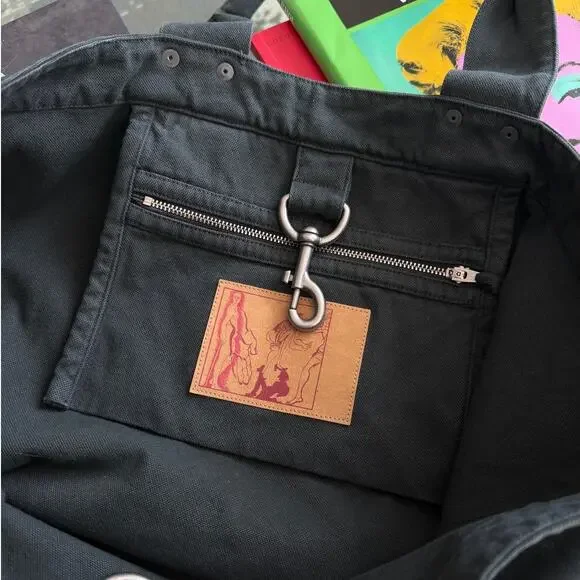 Martine Rose Reversible Bondage Cotton Tote Bag